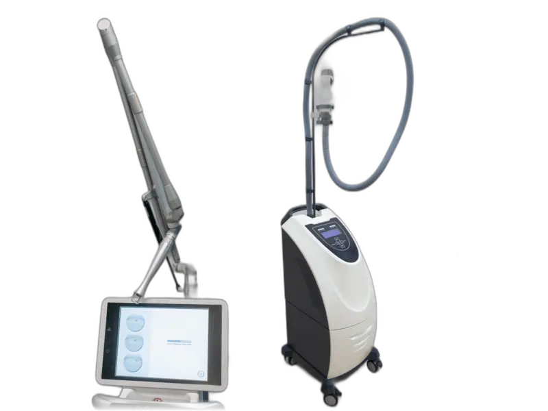 Equipos láser CO₂ y de estética corporal reparados por HD Electronics